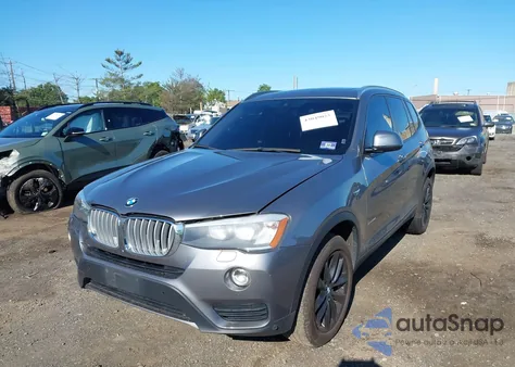 2017 BMW X3 xDrive28I from USA, damaged, VIN 5UXWX9C33H0W76937
